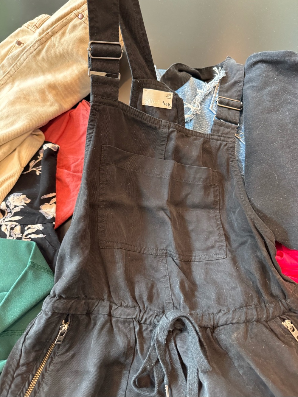 Wilfred Black Denim Overall Jumper